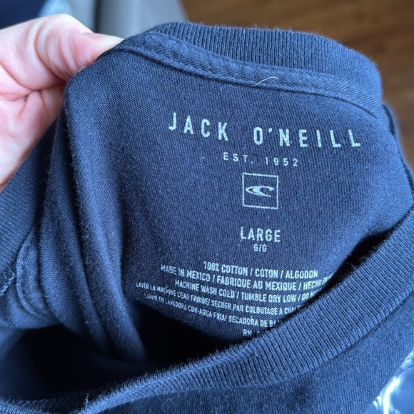 Jack O’Neill blue marlin design long sleeve t-shirt size L - Picture 4 of 4